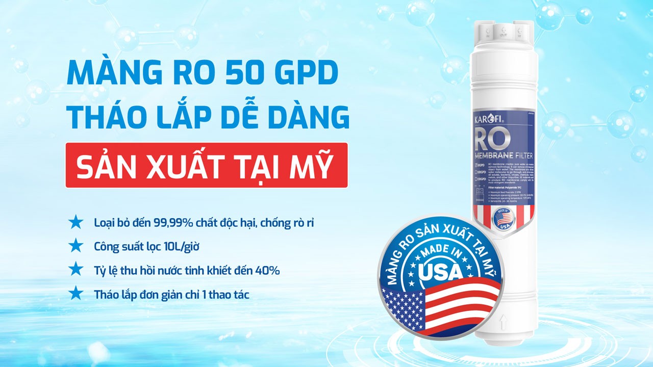 Máy lọc nước Karofi KAQ-L22